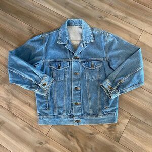 Vintage 90s Blue Jean United States Air Force Embossed Jacket Men Xl‎